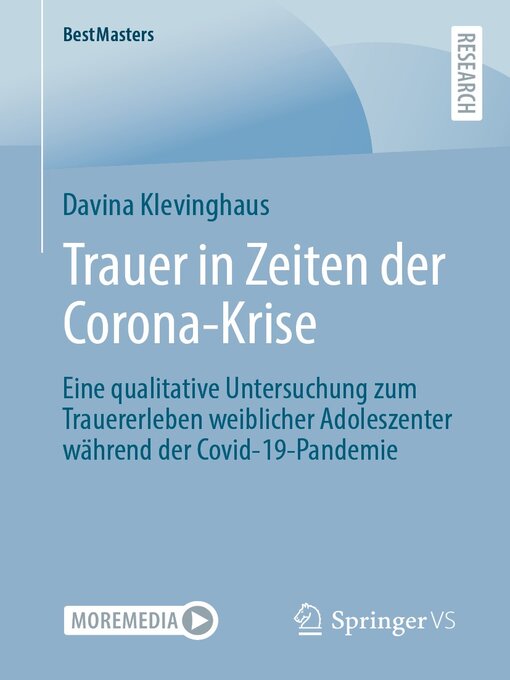 Title details for Trauer in Zeiten der Corona-Krise by Davina Klevinghaus - Available